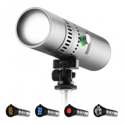 K&F CONCEPT RGB Snoot Flashlight for Photography